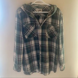 TNA hooded flannel